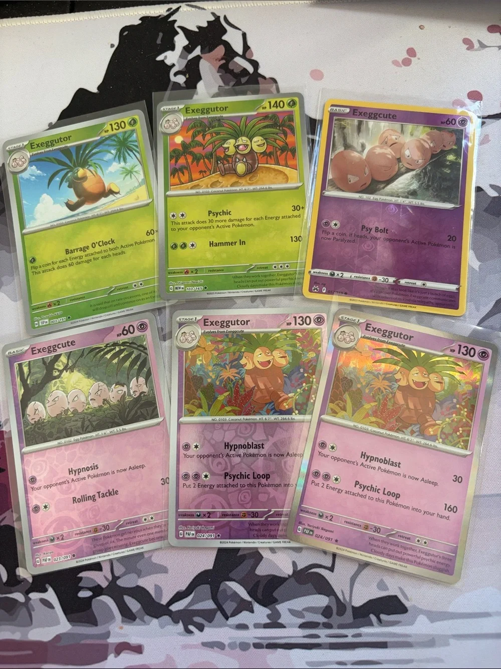 Exeggcute & Exeggutor Pokémon Evolution Lot | 6 Holo Reverse Holo Cards ✨5/$25✨